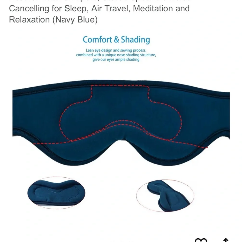 Man o man, lots of offers.Bluetooth Sleep Mask - Dark Blue. Bx 4